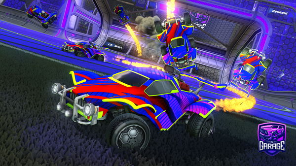 A Rocket League car design from TJS-RL