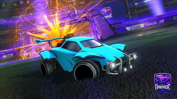 A Rocket League car design from -Bibou