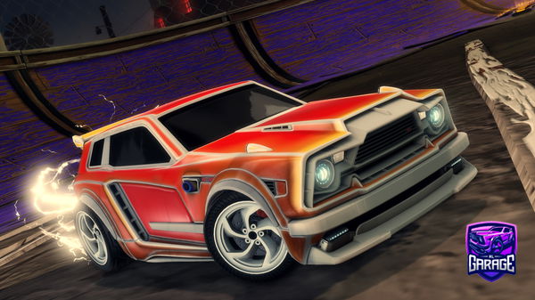 A Rocket League car design from OctaValoare