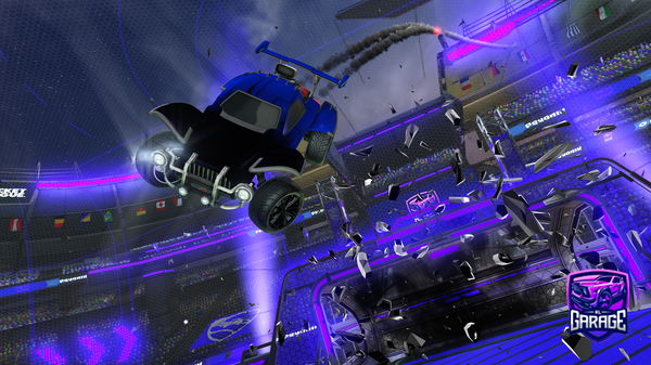 A Rocket League car design from FoxxyClips