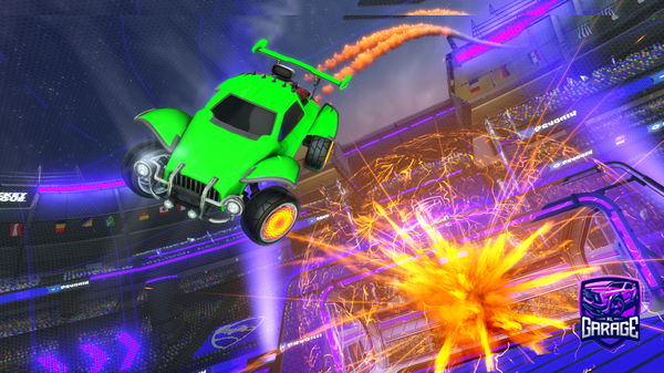 A Rocket League car design from SAVAGE55624