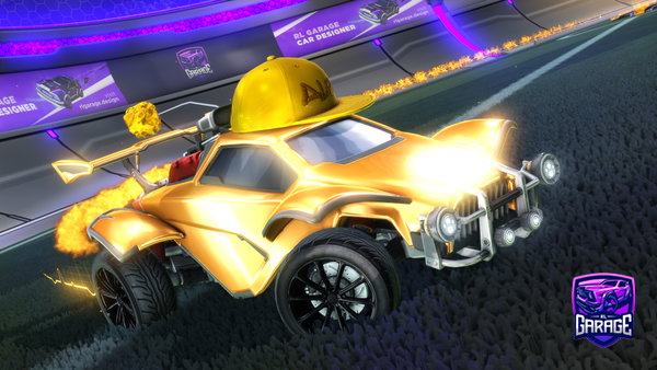 A Rocket League car design from DewenDavidDangerttv