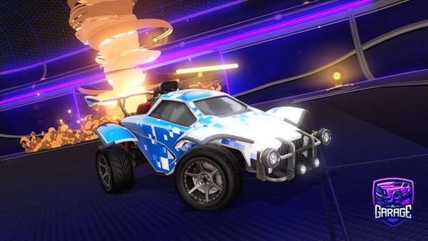 A Rocket League car design from Santycrak167