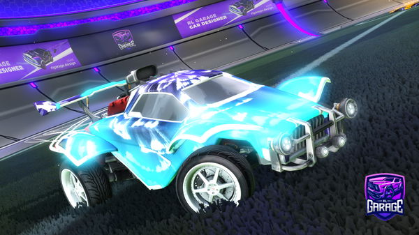 A Rocket League car design from Isksieiifgifj