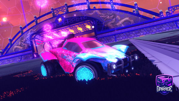A Rocket League car design from scalambo