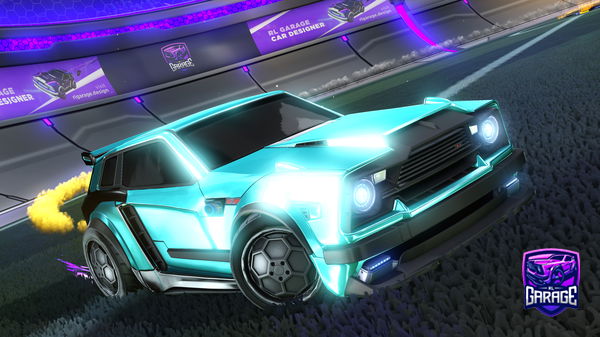 A Rocket League car design from T3cno17