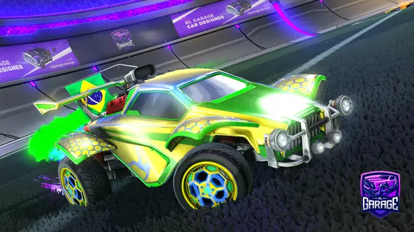 A Rocket League car design from Itz_Madoo