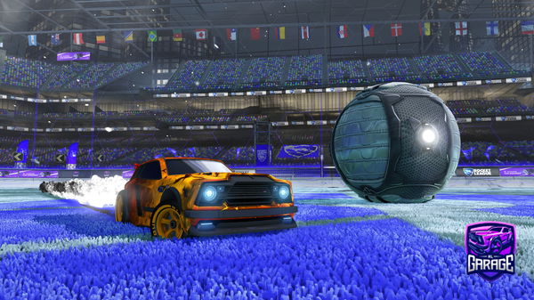 A Rocket League car design from smh252