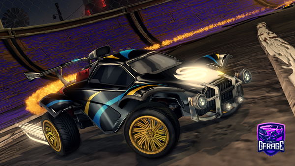 A Rocket League car design from Migascfsfm