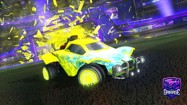 A Rocket League car design from Sputchy