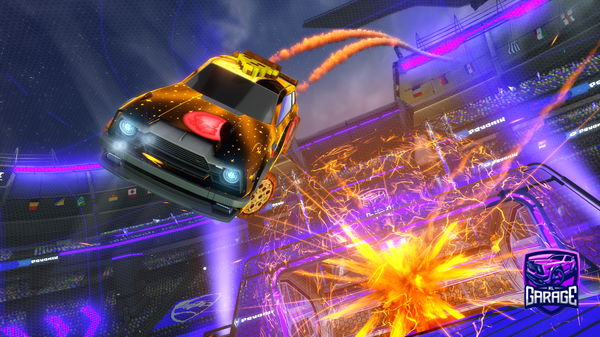 A Rocket League car design from blinKAlliance