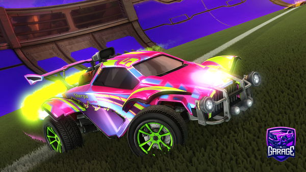 A Rocket League car design from HoopFestBaller30