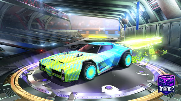 A Rocket League car design from Electroxical