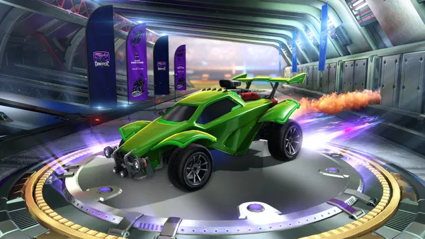 A Rocket League car design from PentaCrow
