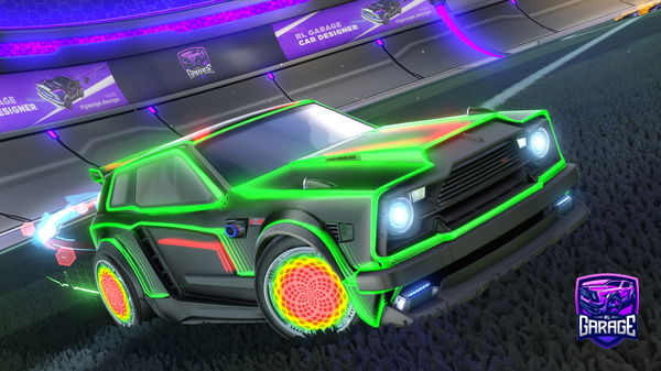 A Rocket League car design from TH9O_