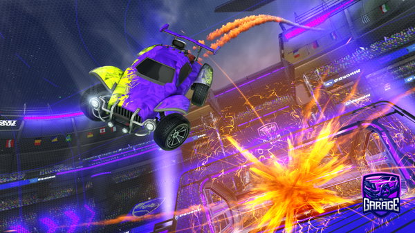 A Rocket League car design from Ahalfbakedpotato