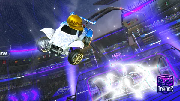 A Rocket League car design from Sharkymadbro