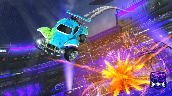 A Rocket League car design from CappyWasTaken