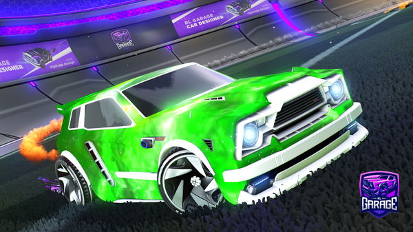 A Rocket League car design from MrWoodTTV