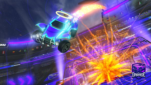 A Rocket League car design from firefox104