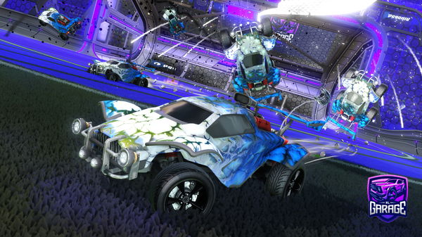 A Rocket League car design from alberito