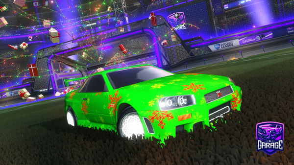 A Rocket League car design from Evidently