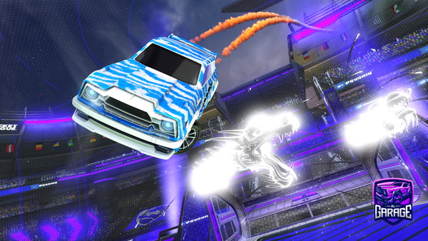 A Rocket League car design from RioH123