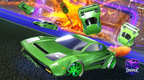 A Rocket League car design from SJVIBES