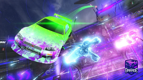 A Rocket League car design from AdrianeeQ