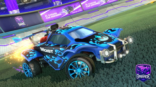 A Rocket League car design from texl