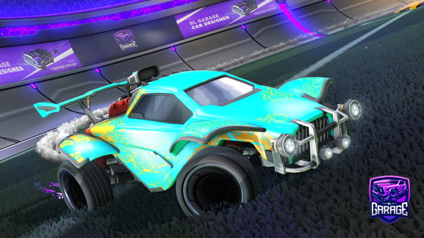 A Rocket League car design from Devoumofficial
