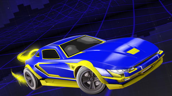 A Rocket League car design from VincillaPepsi