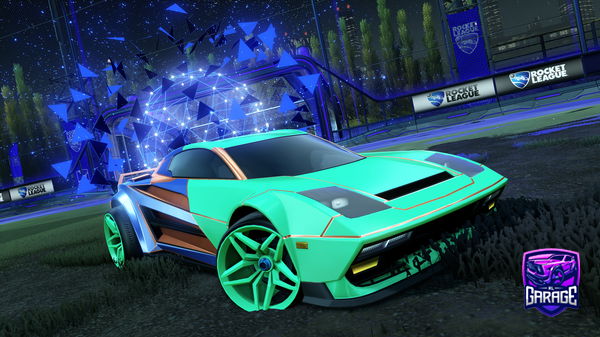 A Rocket League car design from tonytarabella