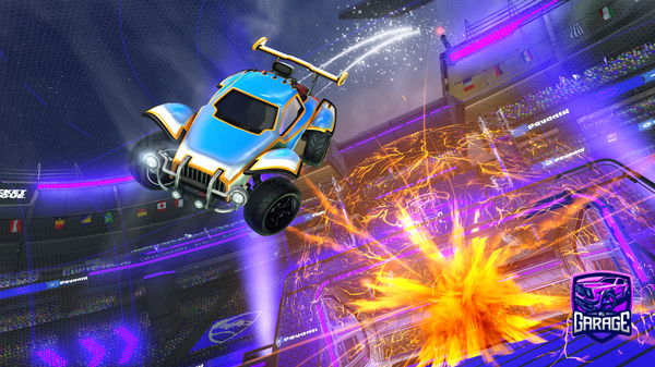 A Rocket League car design from zlangs