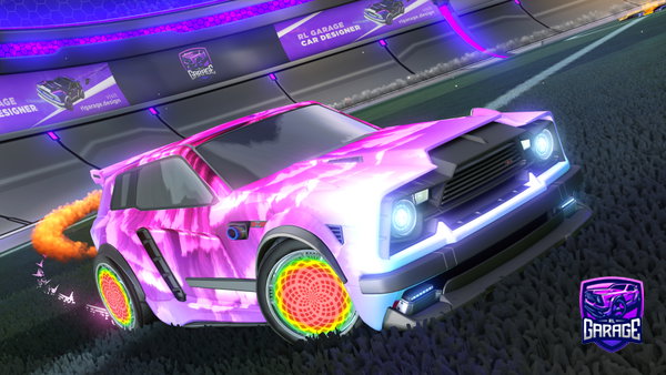A Rocket League car design from valkyraeRL