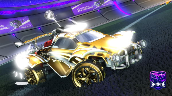 A Rocket League car design from XXAK747XX
