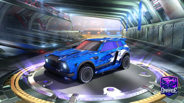 A Rocket League car design from aleff33nstra