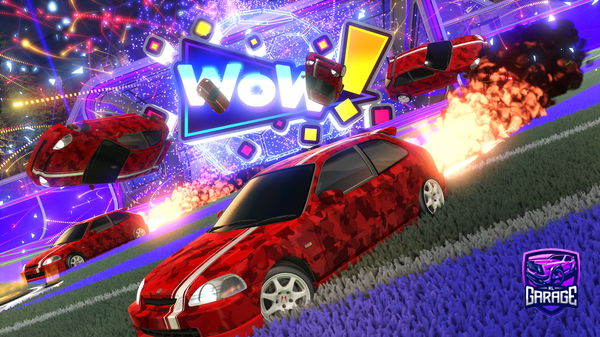 A Rocket League car design from Rilo13