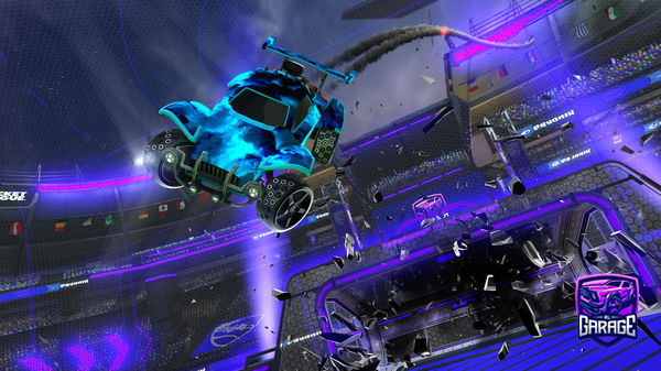 A Rocket League car design from DUDEisback