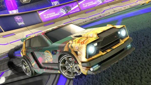 A Rocket League car design from Inbreker033