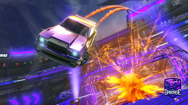 A Rocket League car design from Hatemynoskill14