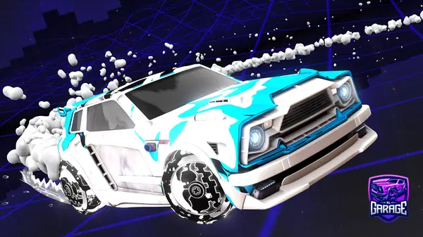A Rocket League car design from Vinetangler