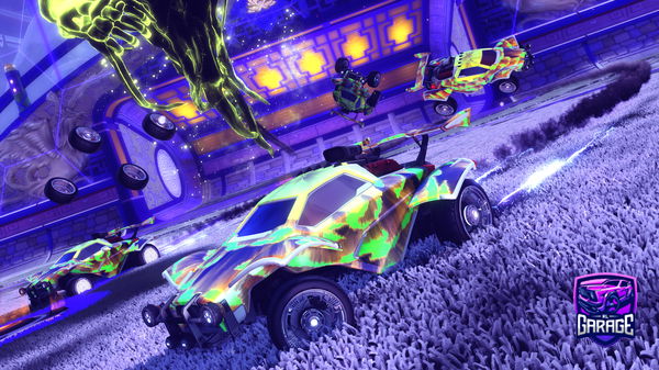 A Rocket League car design from moistj