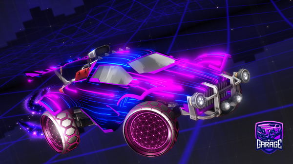 A Rocket League car design from Gtkrn