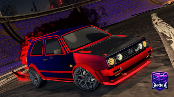 A Rocket League car design from fetow