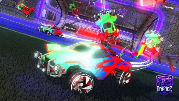 A Rocket League car design from D64s