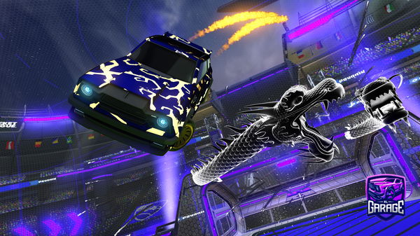 A Rocket League car design from raijinrl