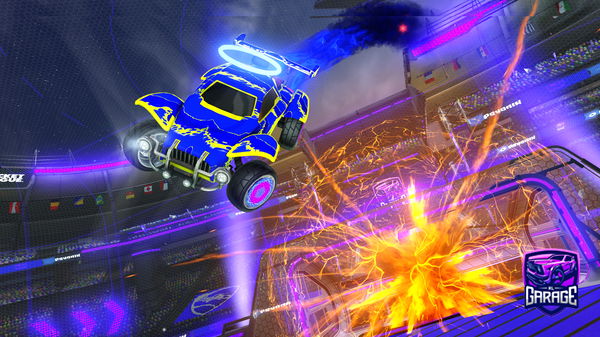 A Rocket League car design from xrqdd