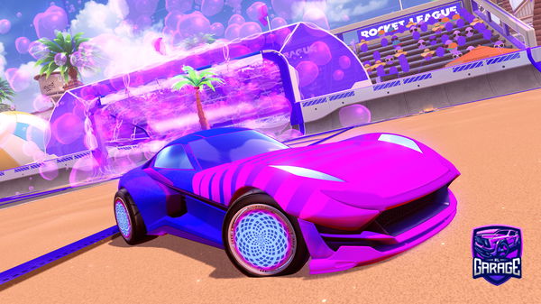 A Rocket League car design from GTX-VX