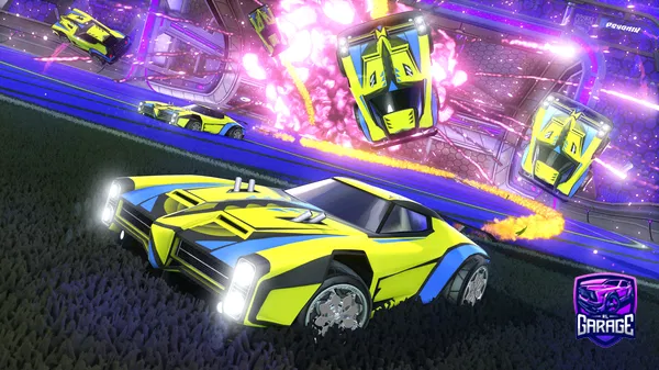 A Rocket League car design from Mimihime